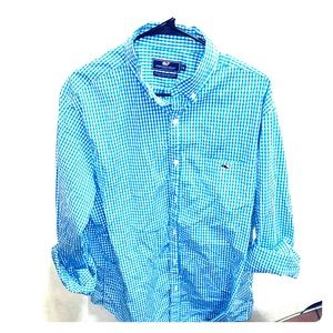 Vineyard Vines Men’s Light Blue Button Down XL